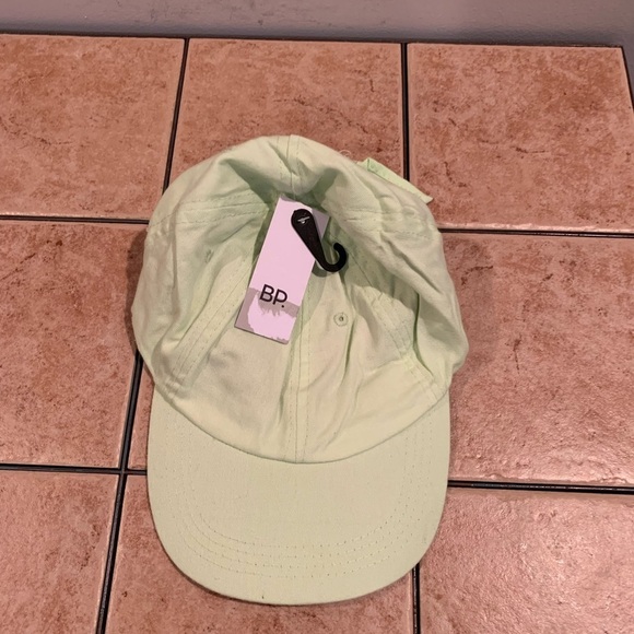 Nordstrom BP Solid Bow Cap Lime Green One Size NWT - Picture 2 of 4